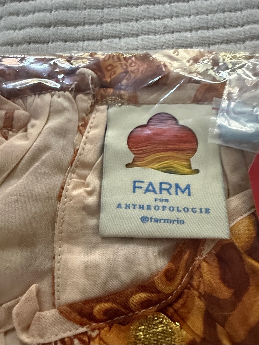 FARM Rio Cream and Brown Paisley Maxi Dress - Picture 5 of 6